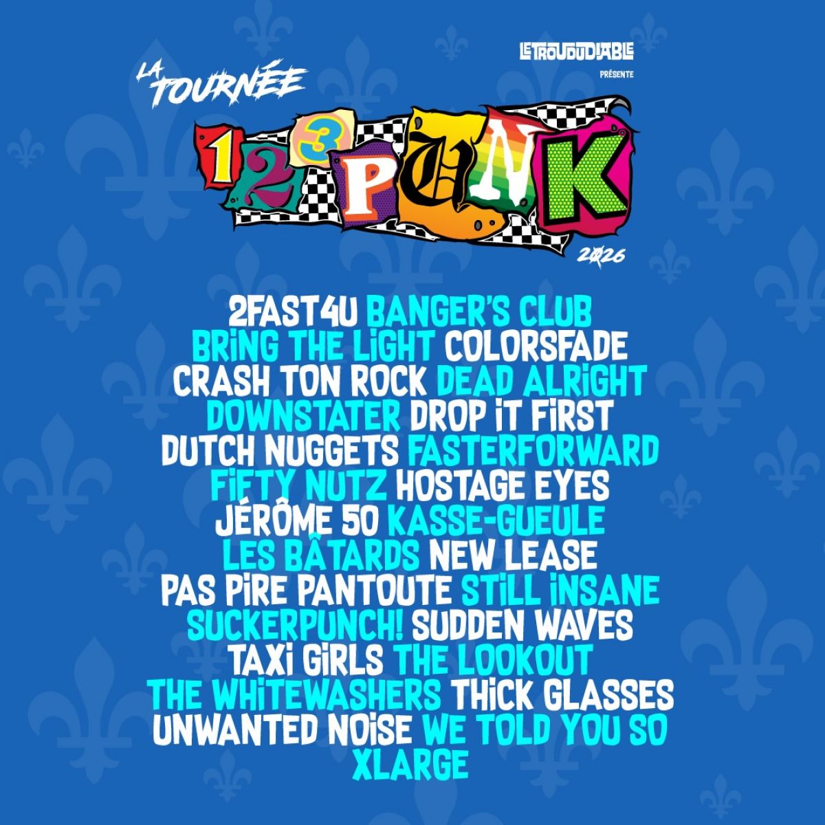 Tournée 123 Punk